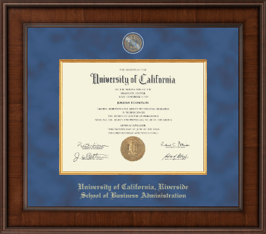 University of California Riverside diploma frame - Presidential Masterpiece Diploma Frame in Madison