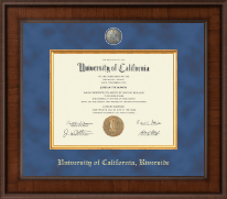 University of California Riverside diploma frame - Presidential Masterpiece Diploma Frame in Madison