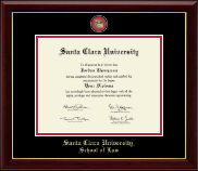 Santa Clara University diploma frame - Masterpiece Medallion Diploma Frame in Gallery