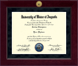 University of Maine at Augusta diploma frame - Millennium Gold Engraved Diploma Frame in Cordova