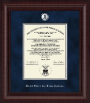 United States Air Force Academy Presidential Masterpiece Diploma Frame in Premier