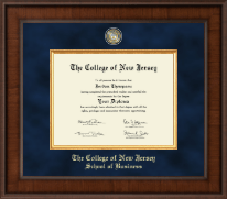 The College of New Jersey diploma frame - Presidential Masterpiece Diploma Frame in Madison