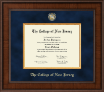 The College of New Jersey Presidential Masterpiece Diploma Frame in Madison