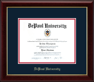 DePaul University Gold Embossed Diploma Frame in Gallery