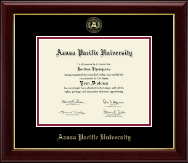 Azusa Pacific University Gold Embossed Diploma Frame in Gallery