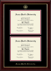 Azusa Pacific University Double Document Diploma Frame in Gallery