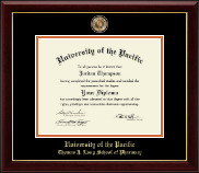 University of the Pacific diploma frame - Masterpiece Medallion Diploma Frame in Gallery