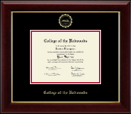 College of the Redwoods diploma frame - Gold Embossed Diploma Frame in Gallery