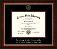 Arizona State University diploma frame - Gold Embossed Diploma Frame in Murano