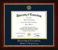 University of Connecticut diploma frame - Gold Embossed Diploma Frame in Murano