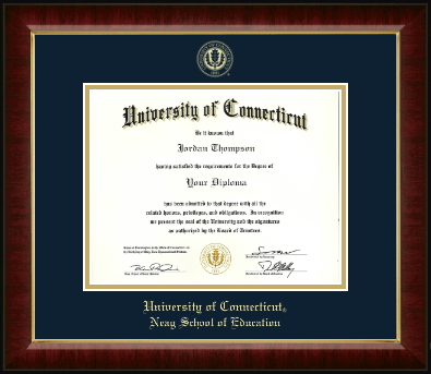 University of Connecticut diploma frame - Gold Embossed Diploma Frame in Murano
