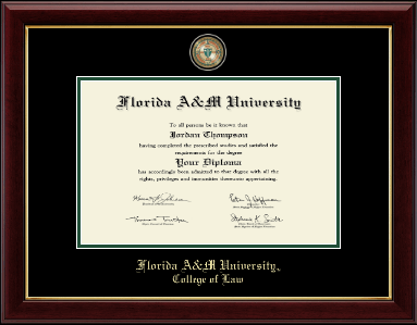 Florida A&M University diploma frame - Masterpiece Medallion Diploma Frame in Gallery