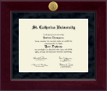 St. Catherine University Millennium Gold Engraved Diploma Frame in Cordova
