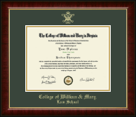 William & Mary diploma frame - Gold Embossed Diploma Frame in Murano