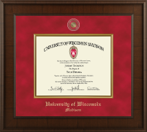 University of Wisconsin Madison diploma frame - Presidential Masterpiece Diploma Frame in Madison