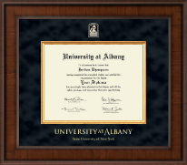 University at Albany State University of New York Presidential Masterpiece Diploma Frame in Madison