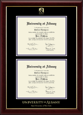 University at Albany State University of New York Double Document Diploma Frame in Gallery