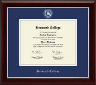 Broward College Masterpiece Medallion Diploma Frame in Gallery Silver