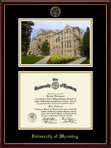 University of Wyoming diploma frame - Campus Scene Diploma Frame in Galleria