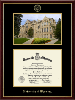 University of Wyoming diploma frame - Campus Scene Diploma Frame in Galleria