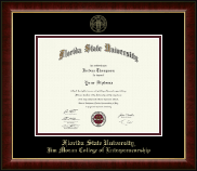 Florida State University diploma frame - Gold Embossed Diploma Frame in Murano