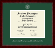Southern Polytechnic State University diploma frame - Silver Embossed Diploma Frame in Sutton