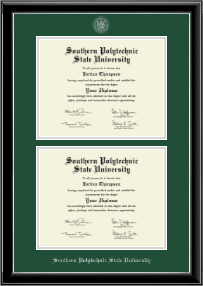 Double Document Diploma Frame