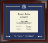 Broward College Showcase Edition Diploma Frame in Encore