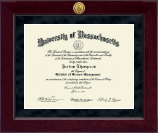 University of Massachusetts Dartmouth diploma frame - Millennium Gold Engraved Diploma Frame in Cordova
