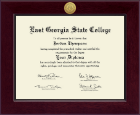 East Georgia State College diploma frame - Century Gold Engraved Diploma Frame in Cordova