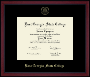 East Georgia State College diploma frame - Gold Embossed Achievement Edition Diploma Frame in Academy