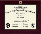 California State Polytechnic University, Pomona Century Gold Engraved Diploma Frame in Cordova
