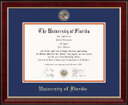 University of Florida diploma frame - Masterpiece Medallion Diploma Frame in Murano