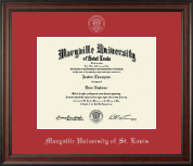 Maryville University of St. Louis diploma frame - Silver Embossed Diploma Frame in Studio