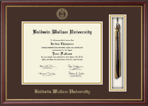 Baldwin Wallace University Tassel Edition Diploma Frame in Newport