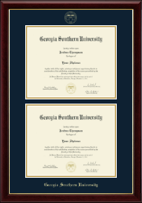 Double Diploma Frame