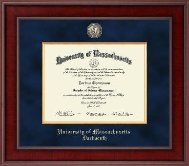 University of Massachusetts Dartmouth diploma frame - Presidential Masterpiece Diploma Frame in Jefferson