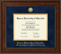 Queens University of Charlotte diploma frame - Presidential Gold Engraved Diploma Frame in Madison