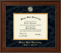 Wayne State University diploma frame - Presidential Masterpiece Diploma Frame in Madison