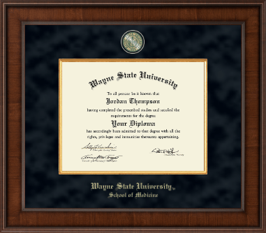 Wayne State University diploma frame - Presidential Masterpiece Diploma Frame in Madison