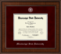 Mississippi State University diploma frame - Presidential Pewter Masterpiece Diploma Frame in Madison