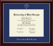University of West Georgia diploma frame - Silver Embossed Diploma Frame in Gallery Silver