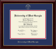 University of West Georgia diploma frame - Gold Embossed Diploma Frame in Gallery