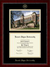 Lenoir-Rhyne University diploma frame - Campus Scene Edition Diploma Frame in Sutton