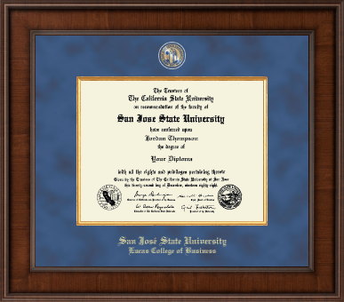 San Jose State University diploma frame - Presidential Masterpiece Diploma Frame in Madison