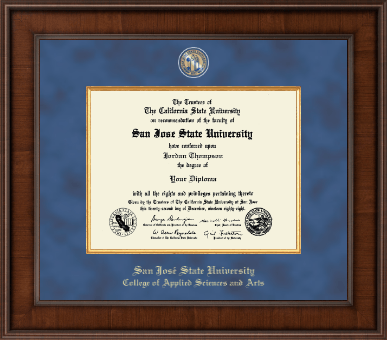 San Jose State University diploma frame - Presidential Masterpiece Diploma Frame in Madison