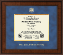 San Jose State University diploma frame - Presidential Masterpiece Diploma Frame in Madison