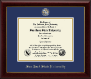 San Jose State University diploma frame - Masterpiece Medallion Diploma Frame in Gallery