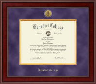 Benedict College Presidential Gold Engraved Diploma Frame in Jefferson