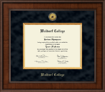 Waldorf College Presidential Gold Engraved Diploma Frame in Madison